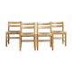 Solid beech chairs and rope