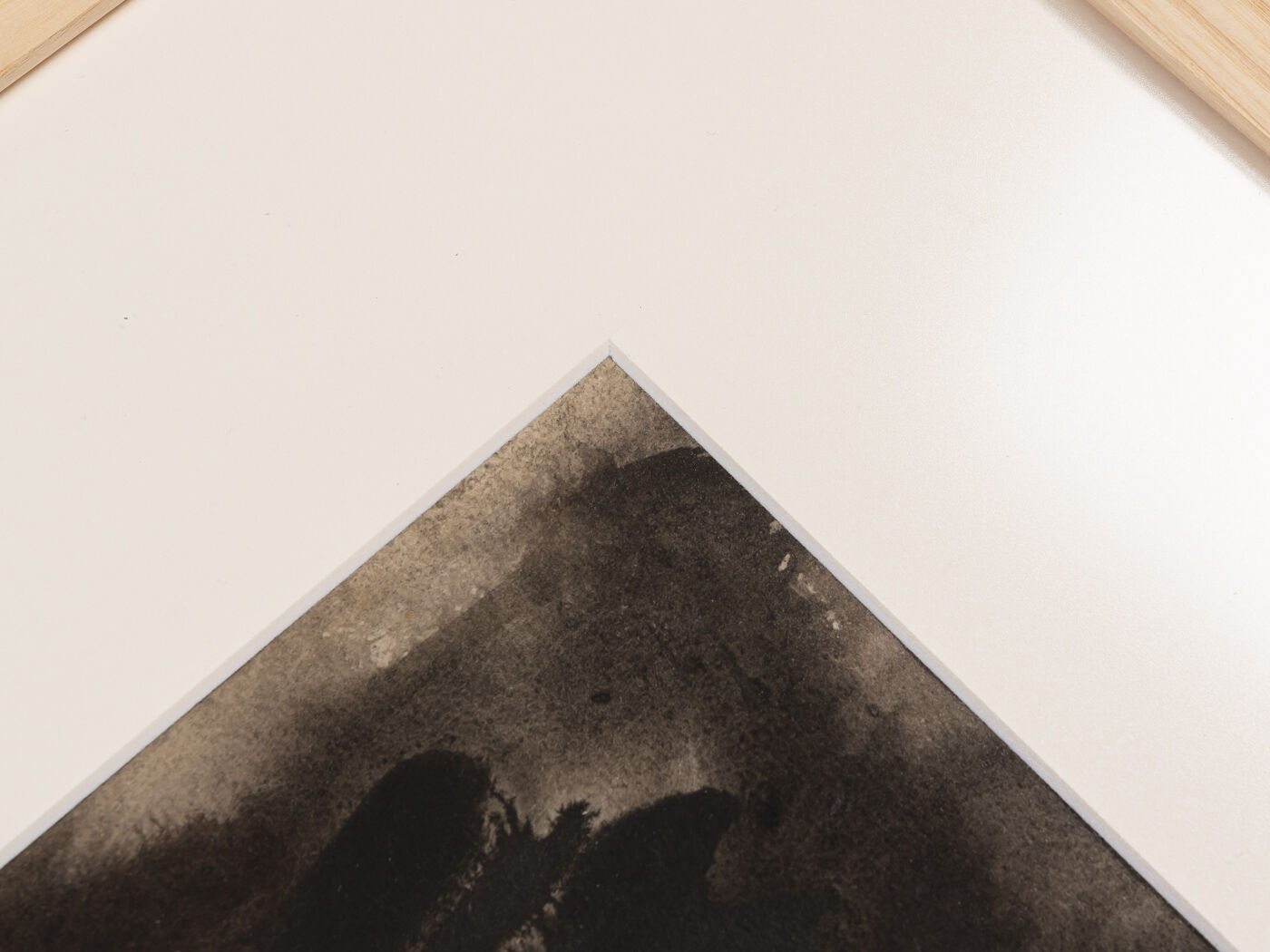 Flower in the Darkness, Aquarelle on Paper, 43 x 63 cm