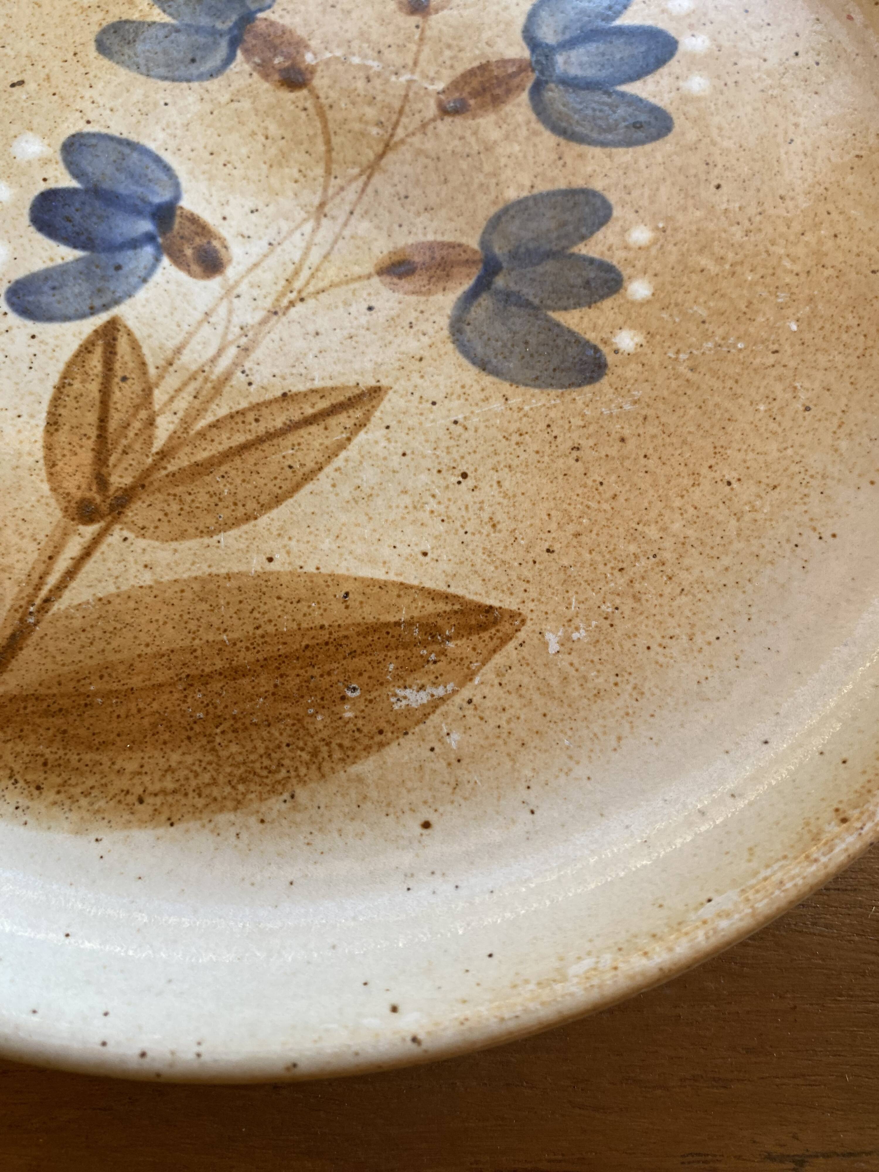 4 Gres du Marais dinner plates