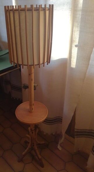 RR Art Vannerie rattan lamppost