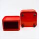 Module de rangement Kartell rouge design italien des années 70