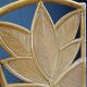 Vintage bamboo room divider or folding screen 1970s
