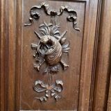Empire style mahogany display cabinet bookcase