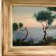 Antique oil painting from the first half of the 20th century