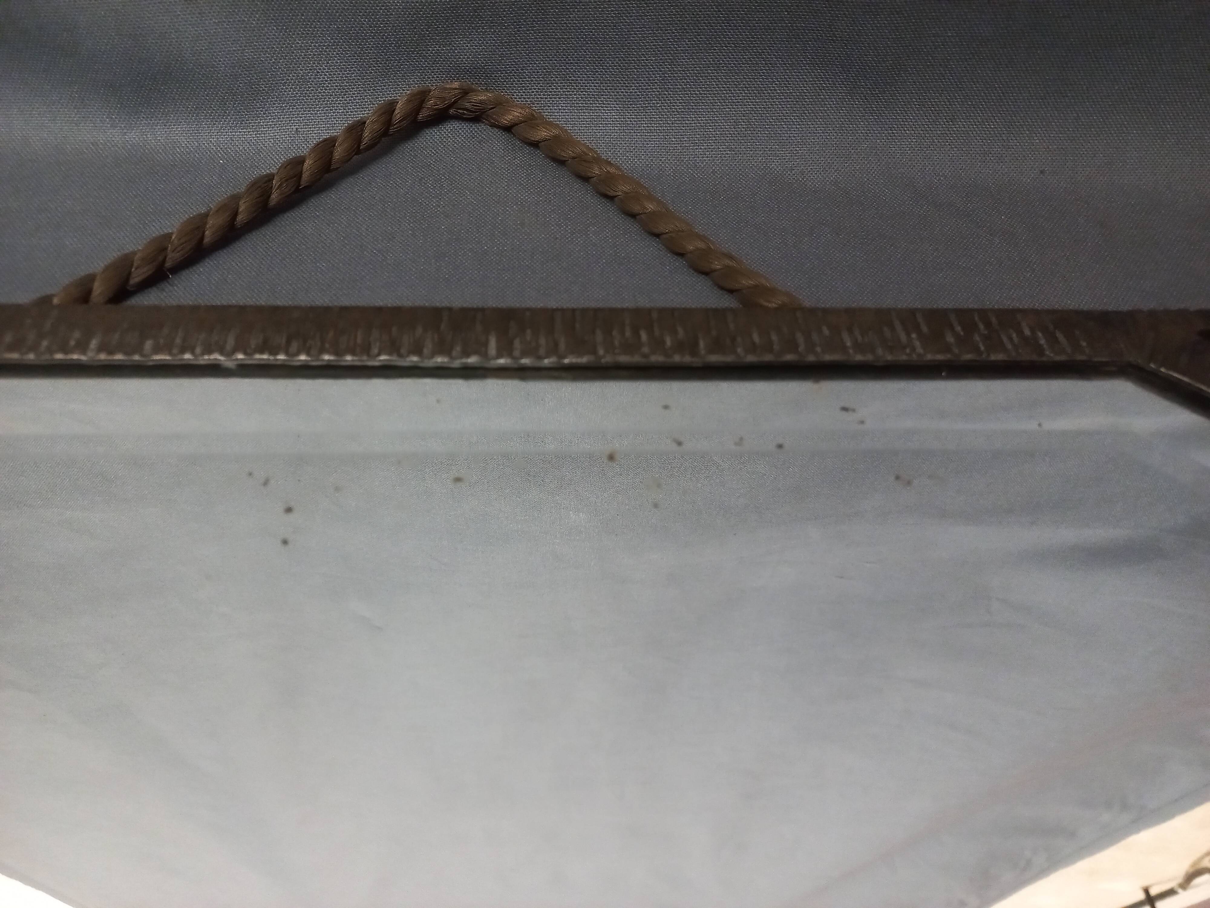 Art Deco mirror 1930 in beaten iron