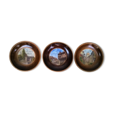 trois peintures miniatures