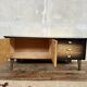 Vintage TV cabinet sideboard with Scandinavian-style compass legs