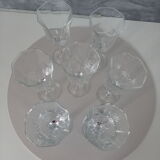 Set de 7 verres à pied