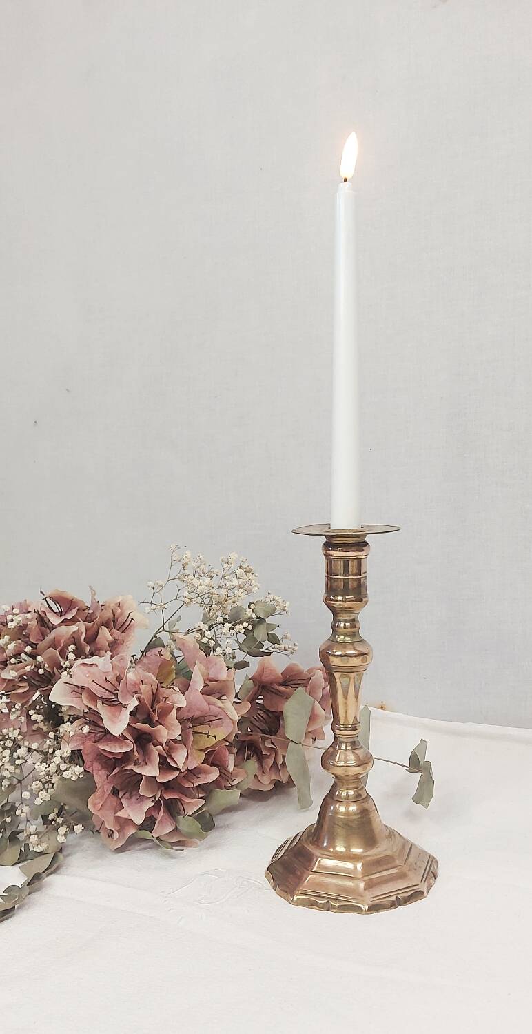Brass candle holder