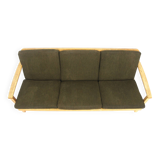 Scandinavian 3-seater oak sofa, Sweden, 1960