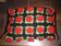 Black, green and red crochet cushion cover 35X50