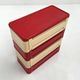 White and red cabinet model “4964” by Olaf Von Bohr for Kartell, 1970