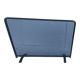 Grey epoxy steel fire screen L 51 cm