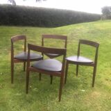 Set de chaises tripode Hans olsen vintage