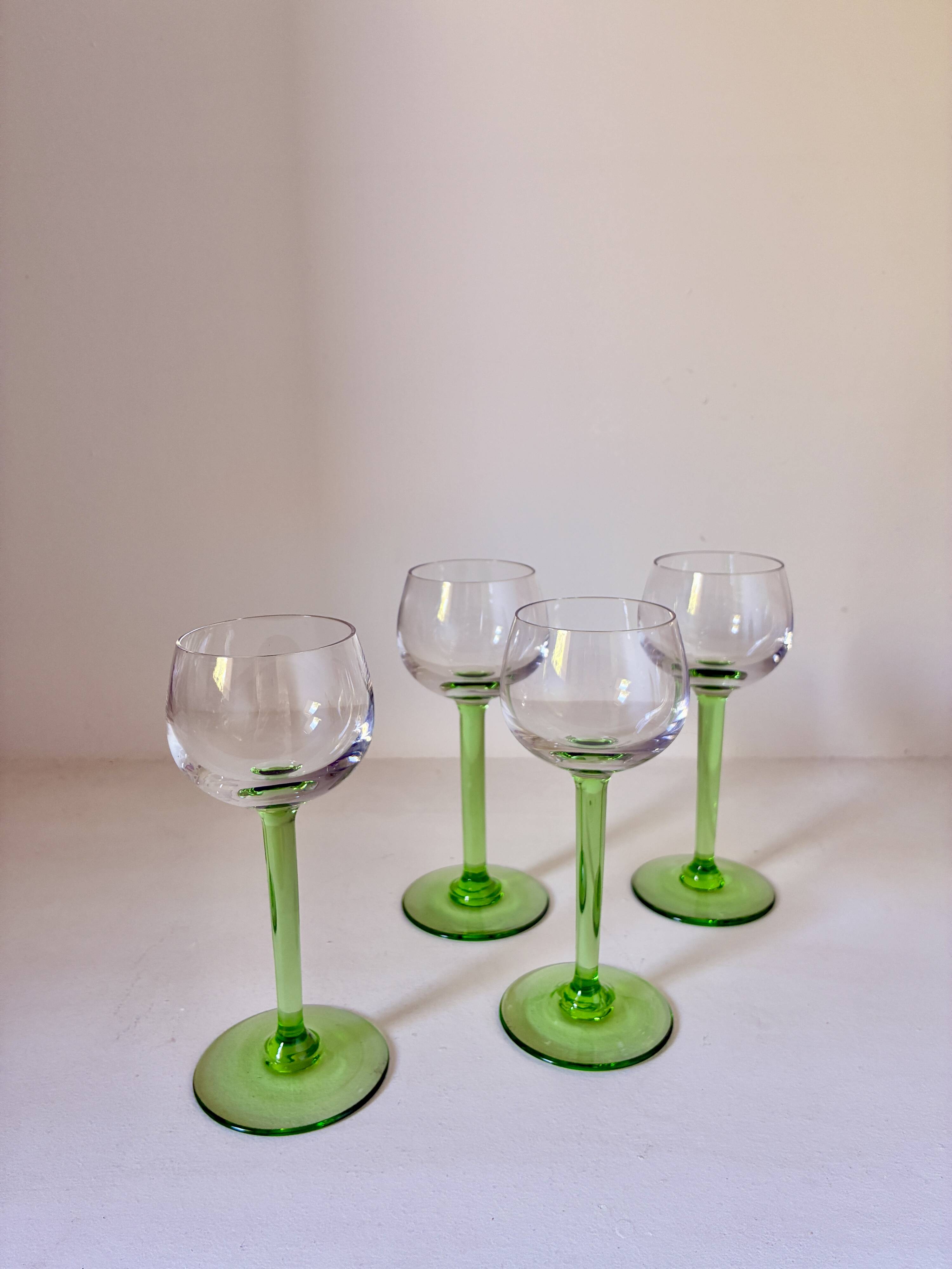 Alsace white wine glasses - small size