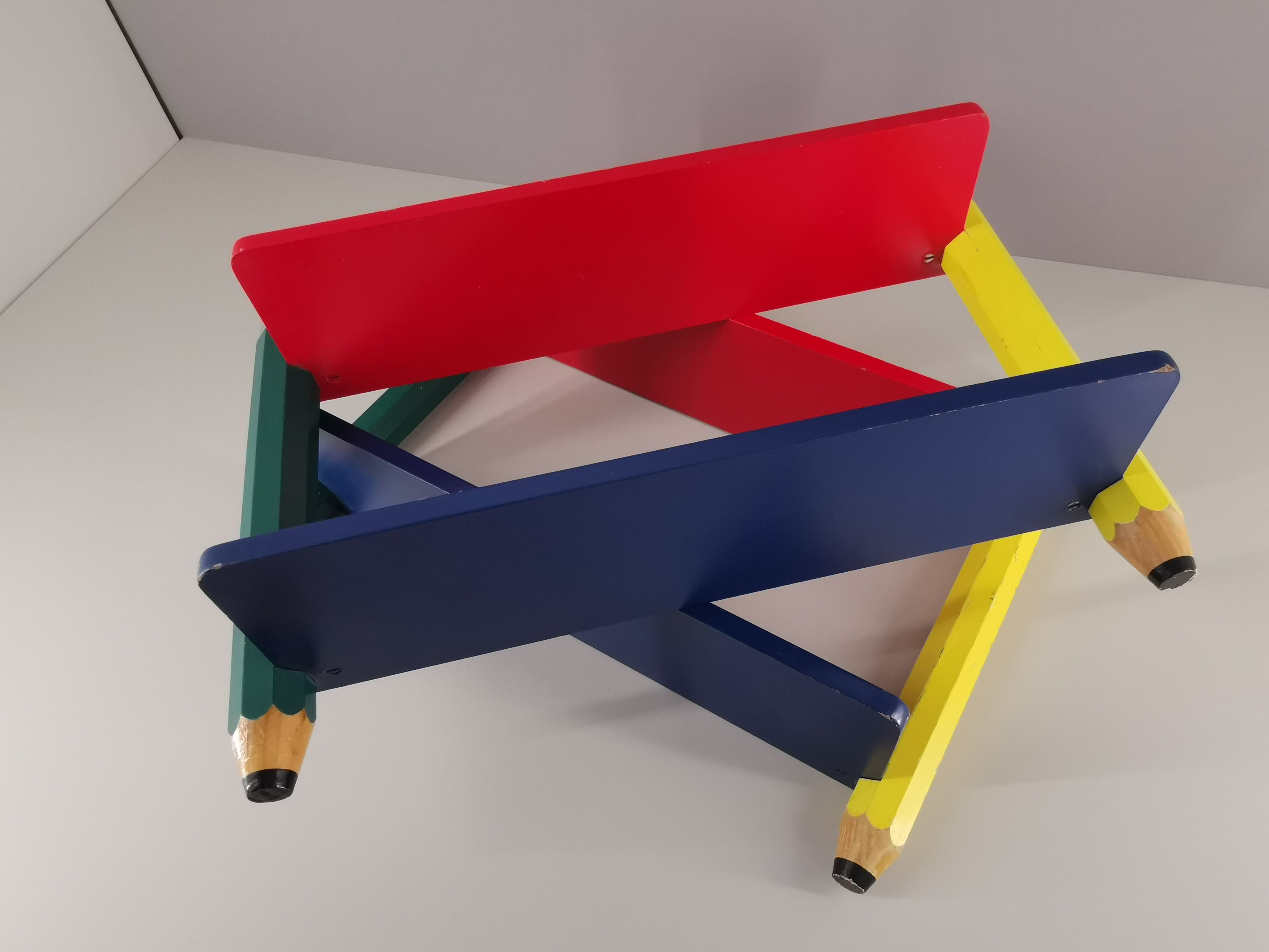 2 shelves Pierre Sala clear fountain collection, Chambon edition, 80s