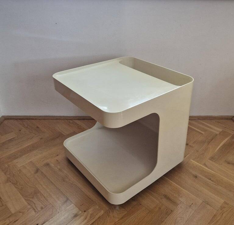 Midcentury Side Table, GAME, Marcello Siard for Longato, Italy, 1970s
