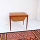 Mid-20th century Danish sewing table/side table in teak, Haslev Hansen