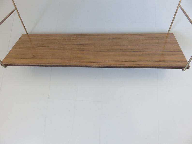 Flexible veneer formica veneer and 50s 60s gold metal