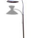 Lamppost casserole has double chalk white lacquered metal fire