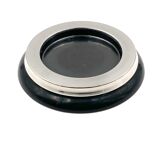 Sergio Asti, mod.4635 black ashtray / catchall, Kartell Italy 1967