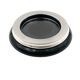 Sergio Asti, mod.4635 black ashtray / catchall, Kartell Italy 1967