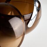 Glacière en forme de boule fumée par Paolo Tilche pour Guzzini, Italie, années 1980