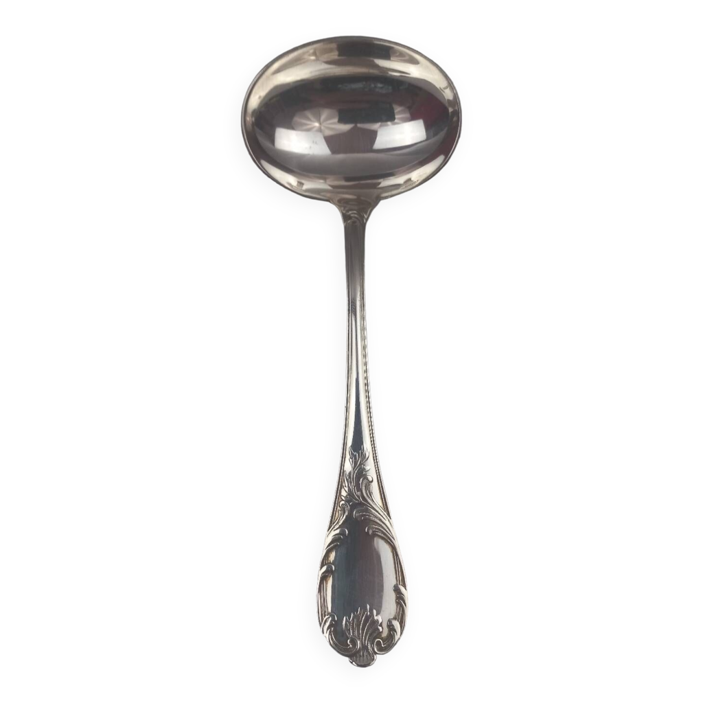 Cuillère à Sauce Christofle Marly Modèle Gras/maigre - Métal Argenté - Bon état
