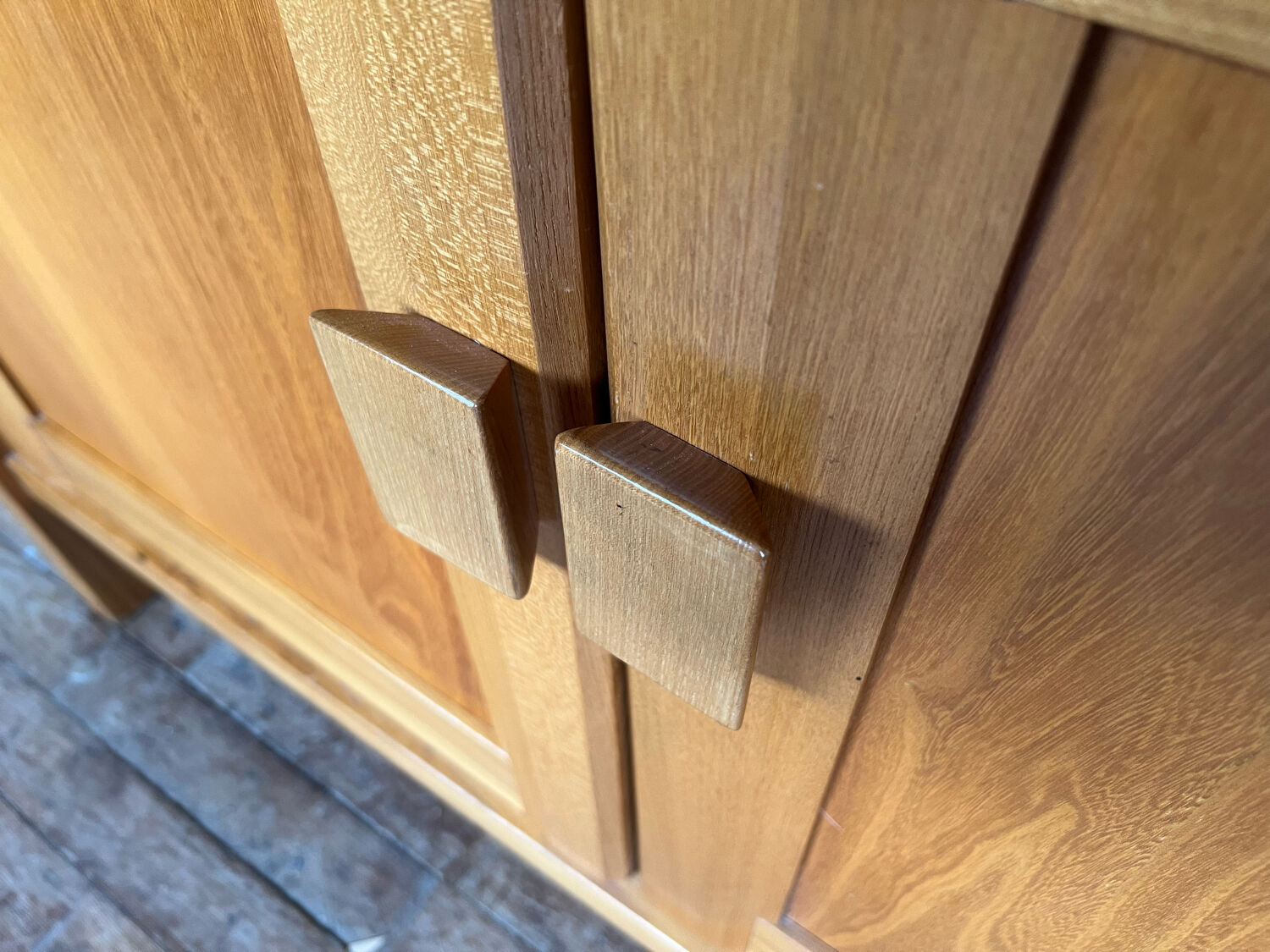 Elm 1970 brutalist sideboard
