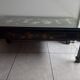 Table chinoise laquée ivoire et nacre pied pliant