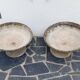 Pair of 1950s fiber cement planters