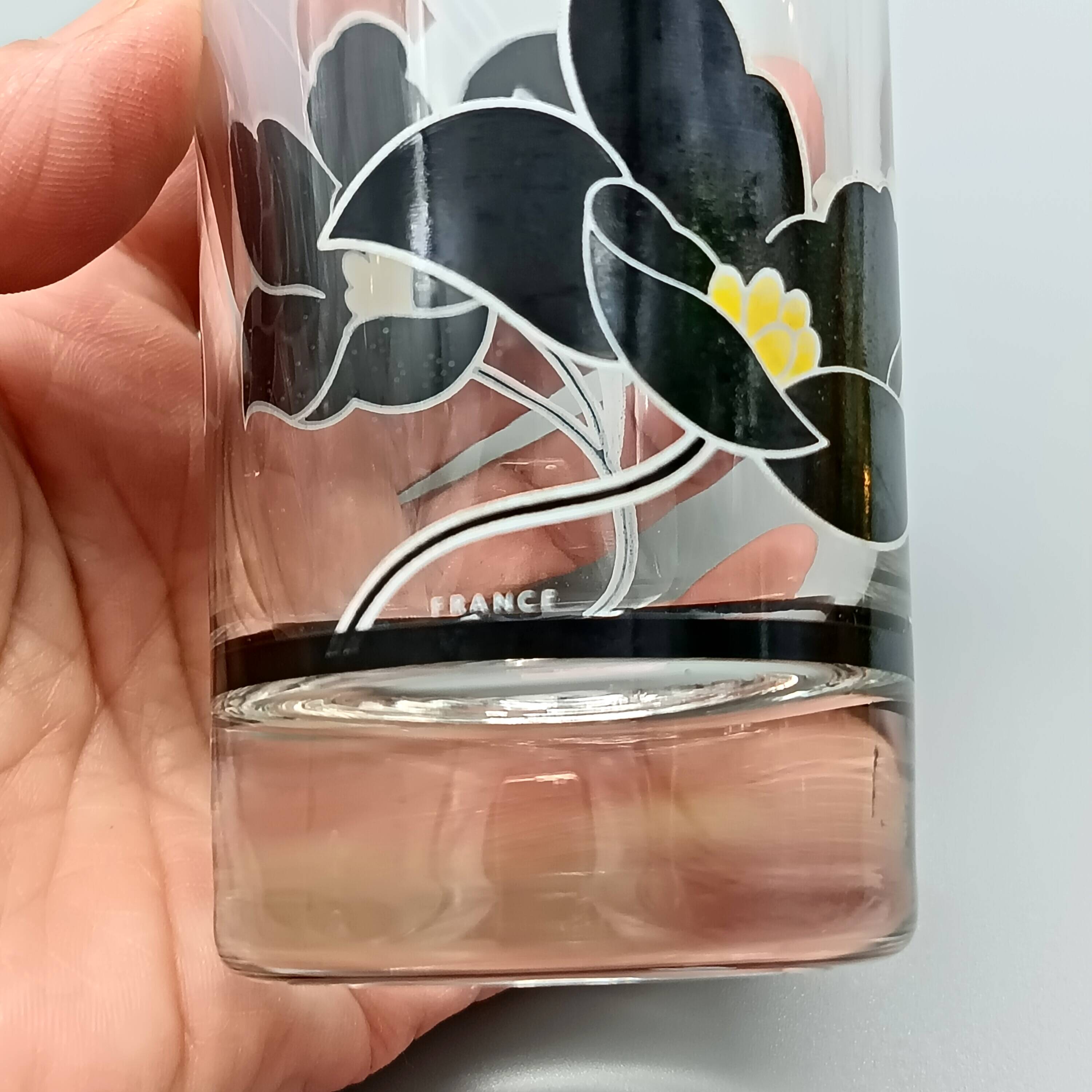 8 Luminarc GLASSES model Anaïs rose noire vintage longdrink