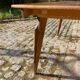 Vintage wooden table with extension