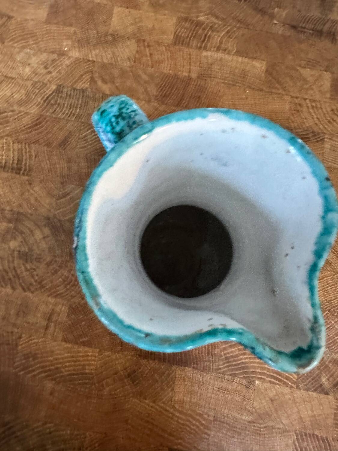 Vintage flowered carafe