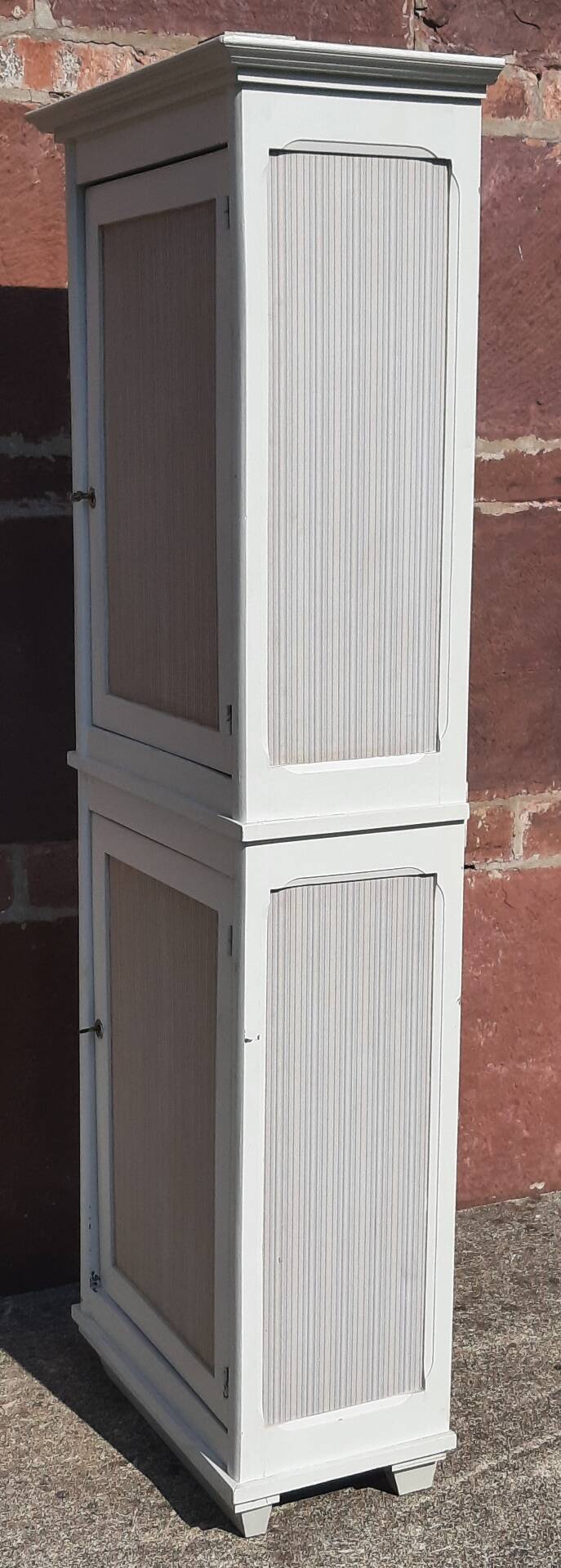 Wooden wardrobe.