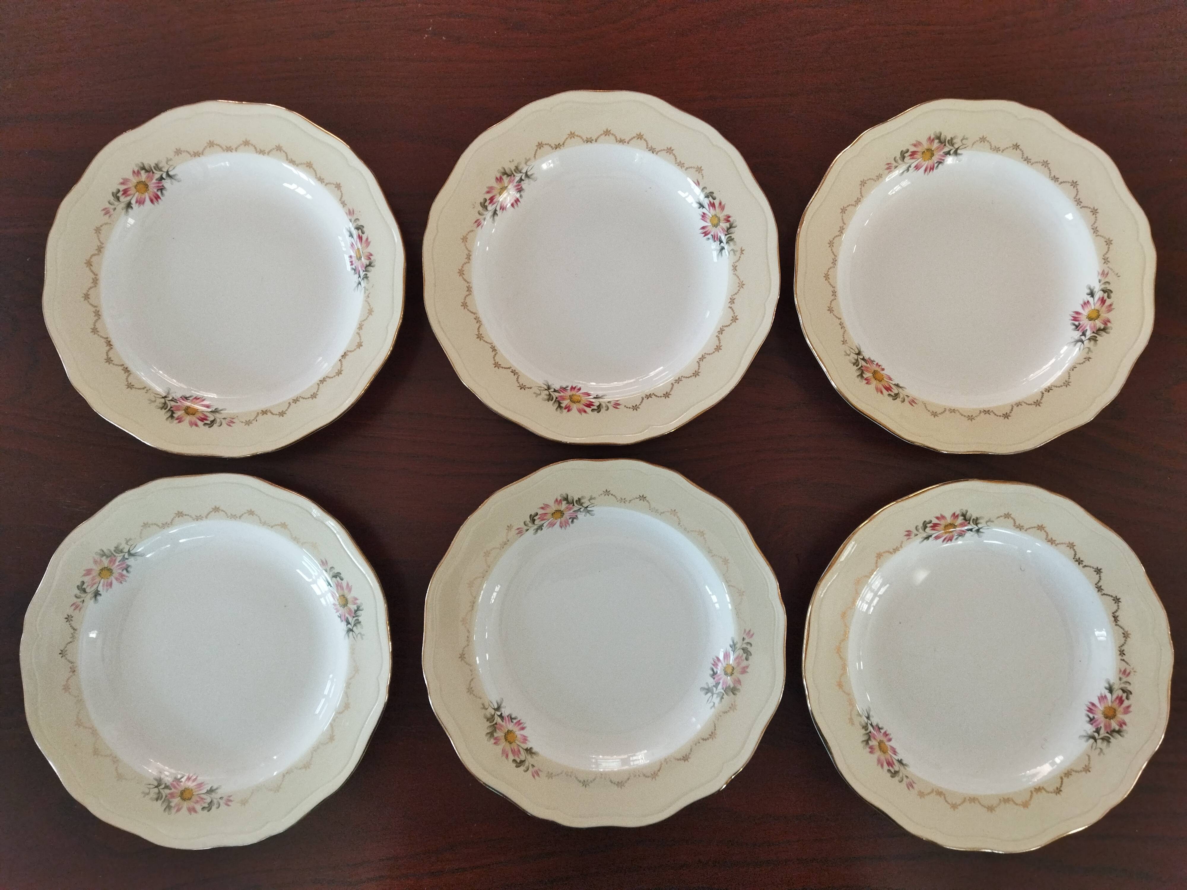 6 L’Amandinoise soup plates