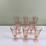 8 vintage Rosaline flutes