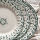 6 assiettes plates en terre de fer "Sagittaires" Gien