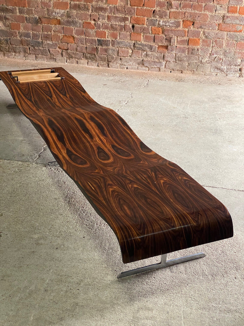 Jorge Zalszupin Onda Bench by L’atelier 1960