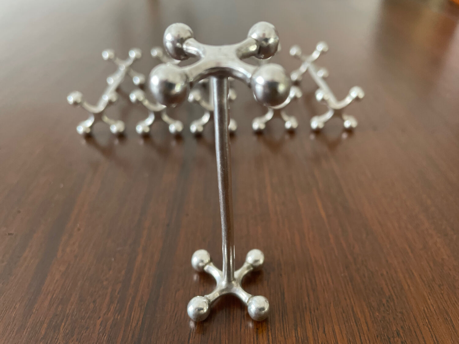 6 knife holder Christofle silver metal nineteenth century