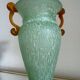 Vase amphore verre de Murano Scavo vintage