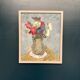 Original Swedish Oil on Panel – “Flowers in Green Vase” – Signed – Vintage