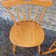 Paire de chaises en bois massif 1963 par Nesto Suède