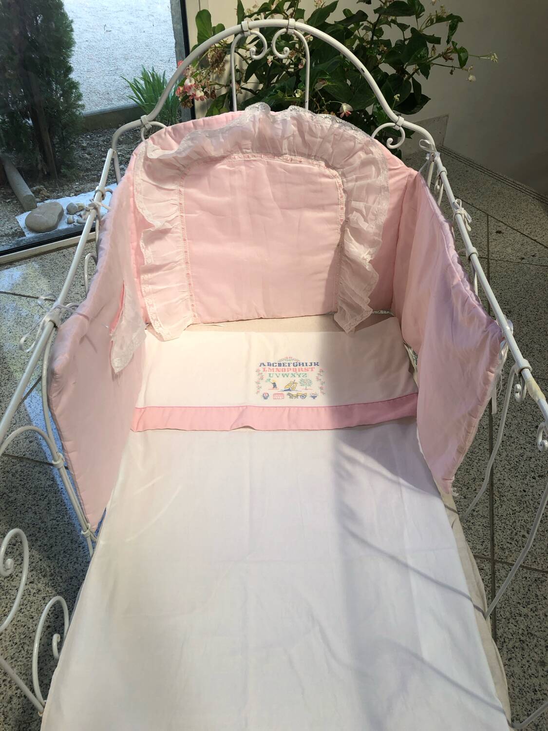 Wrought iron bed for children