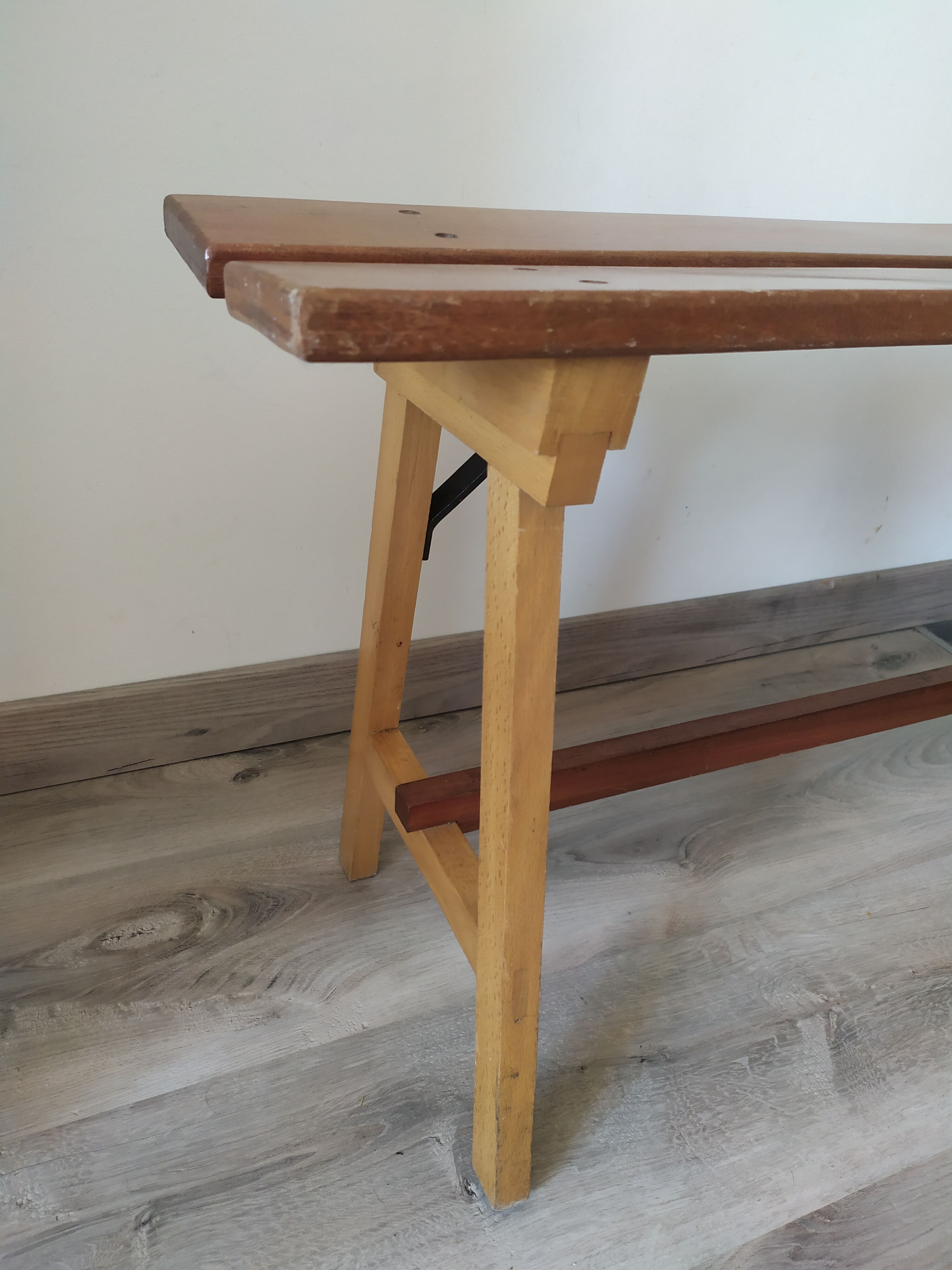 Pair of vintage benches