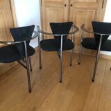 Lot de 3 chaises belgo chrom