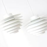 Pair of Verona lamps, design by S. Middelboe for Lyfa, Denmark 1968