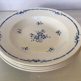 Four old Juan Moulin des Loups plates