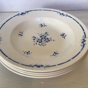 Four old Juan Moulin des Loups plates