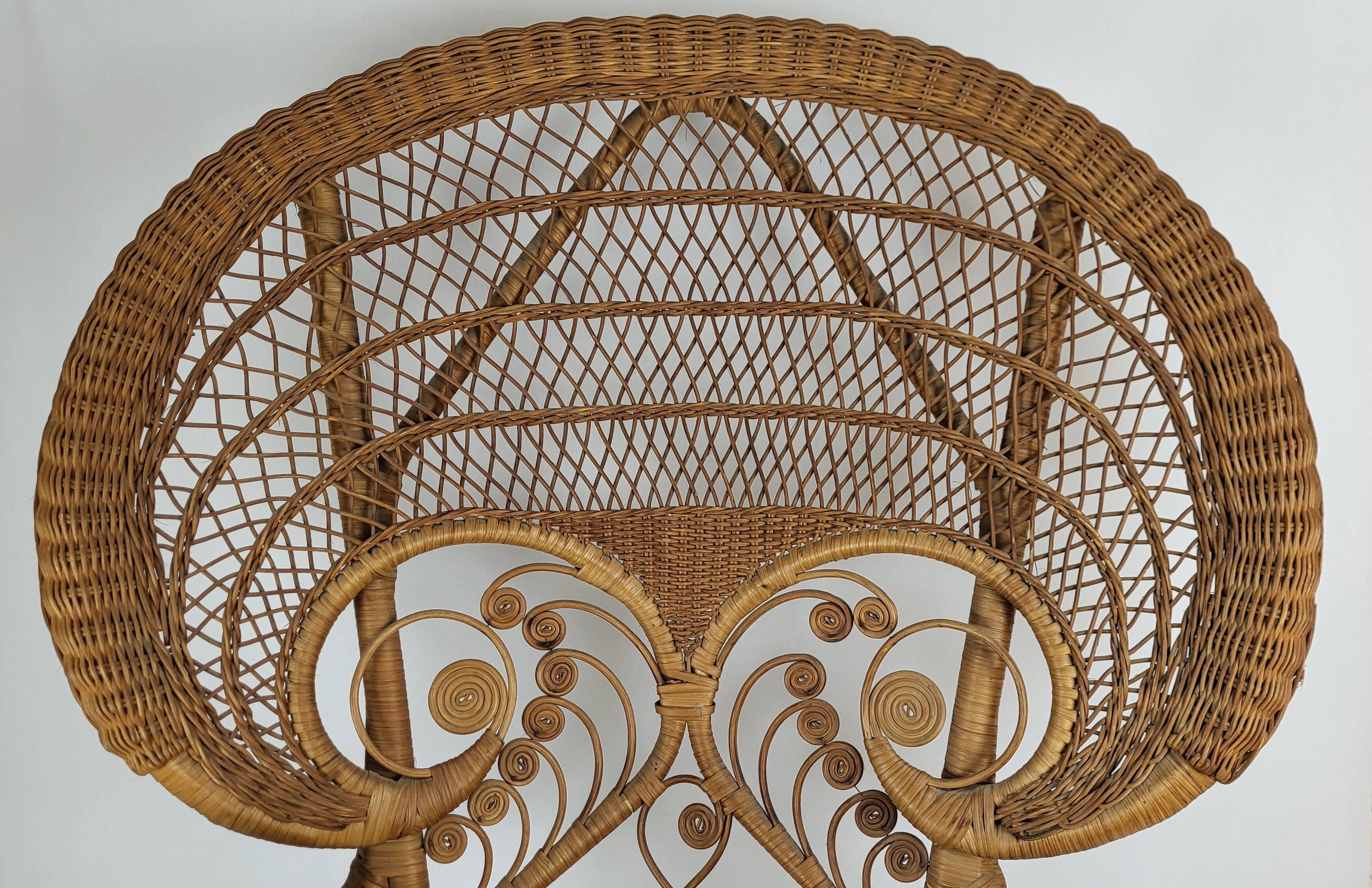 Emmanuelle Peacock Armchair 1960s